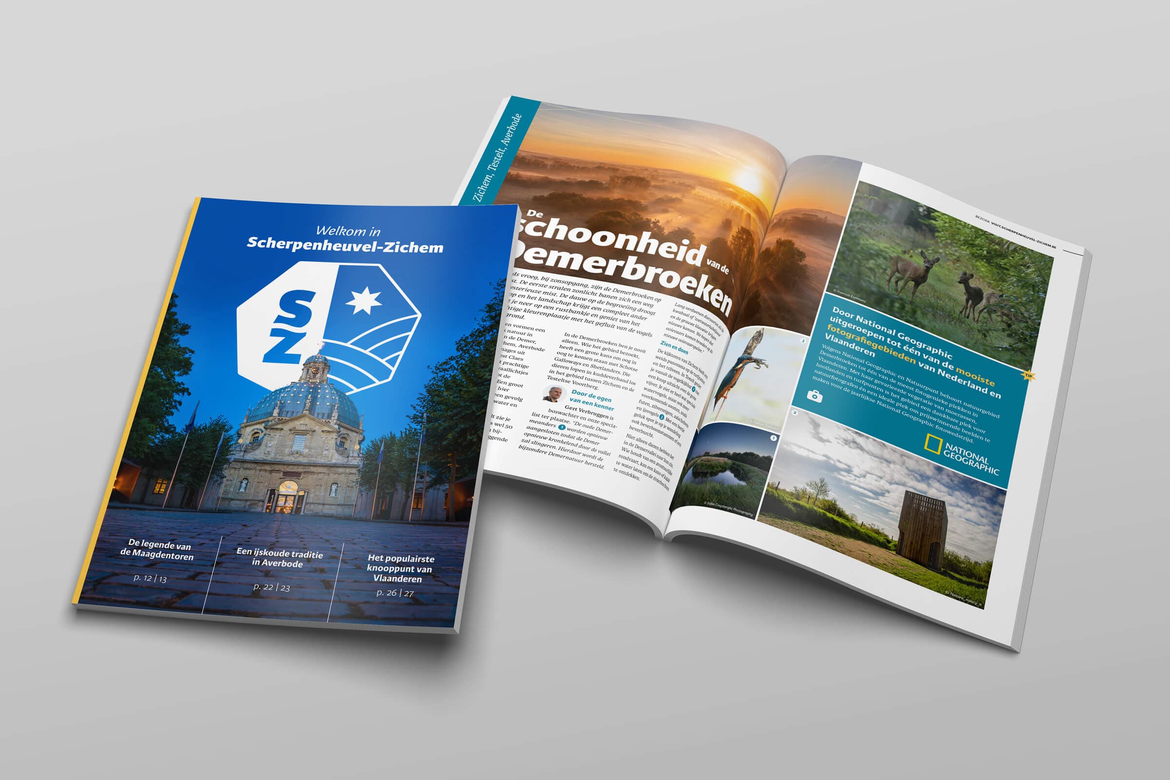 Toeristische brochure voor Scherpenheuvel-Zichem