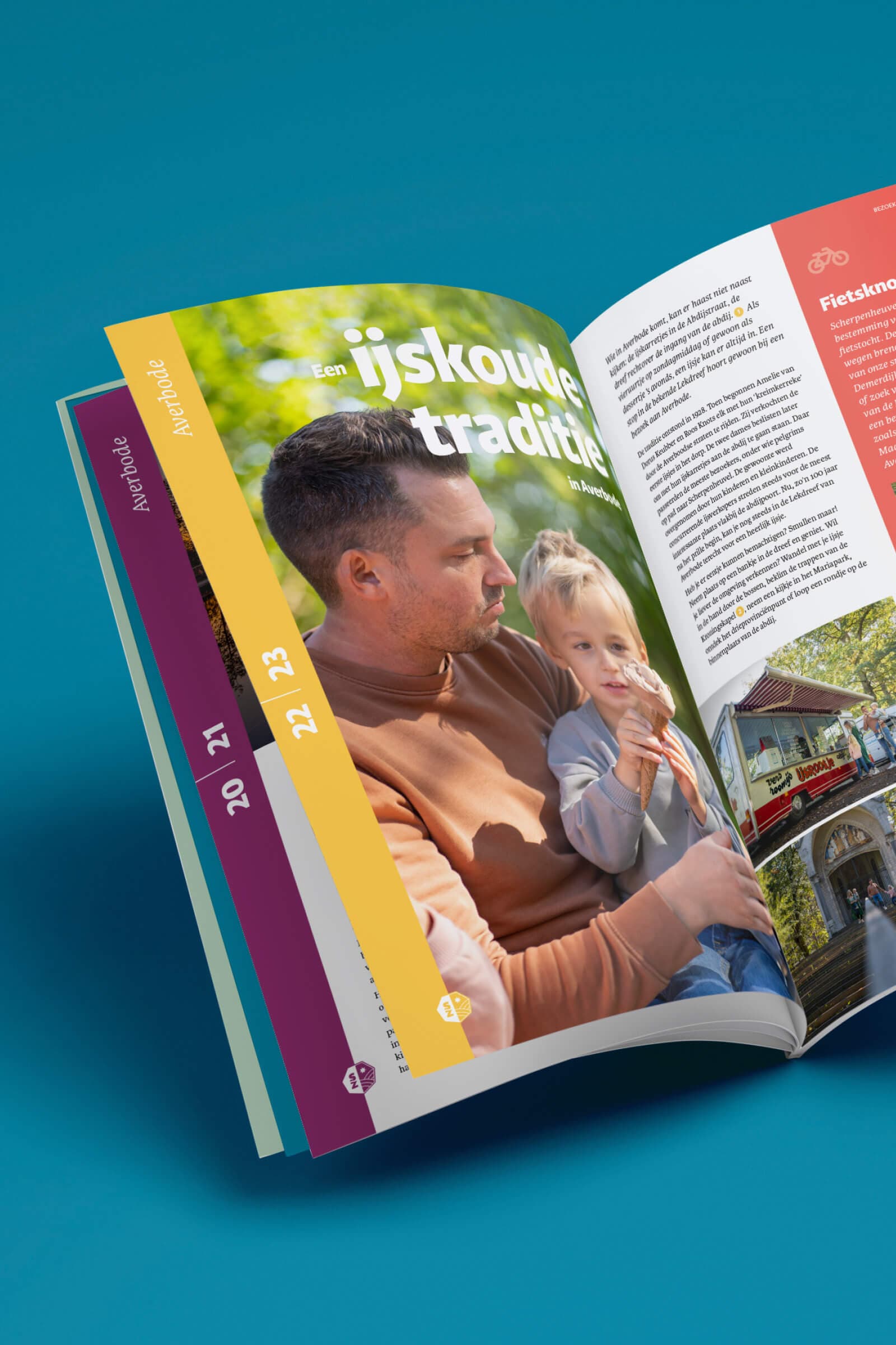 Hoofdstuk pagina in toeristische brochure voor Scherpenheuvel-Zichem