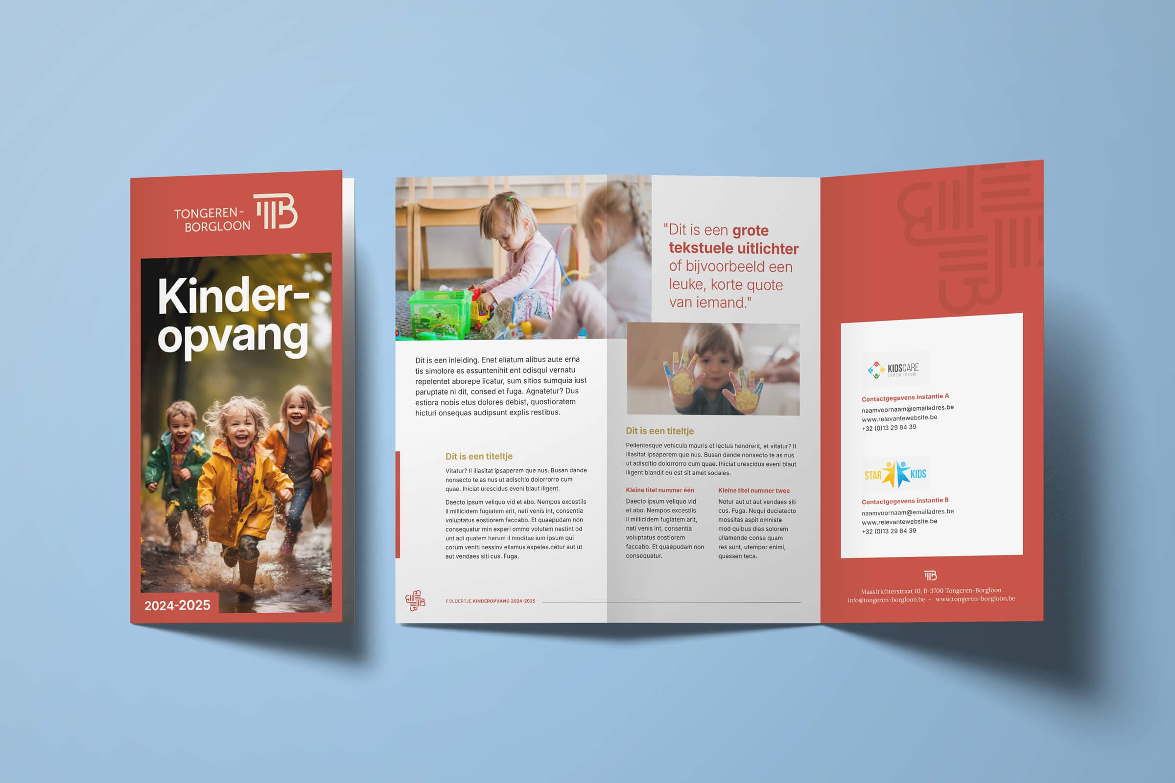Template voor folder van Tongeren-Borgloon