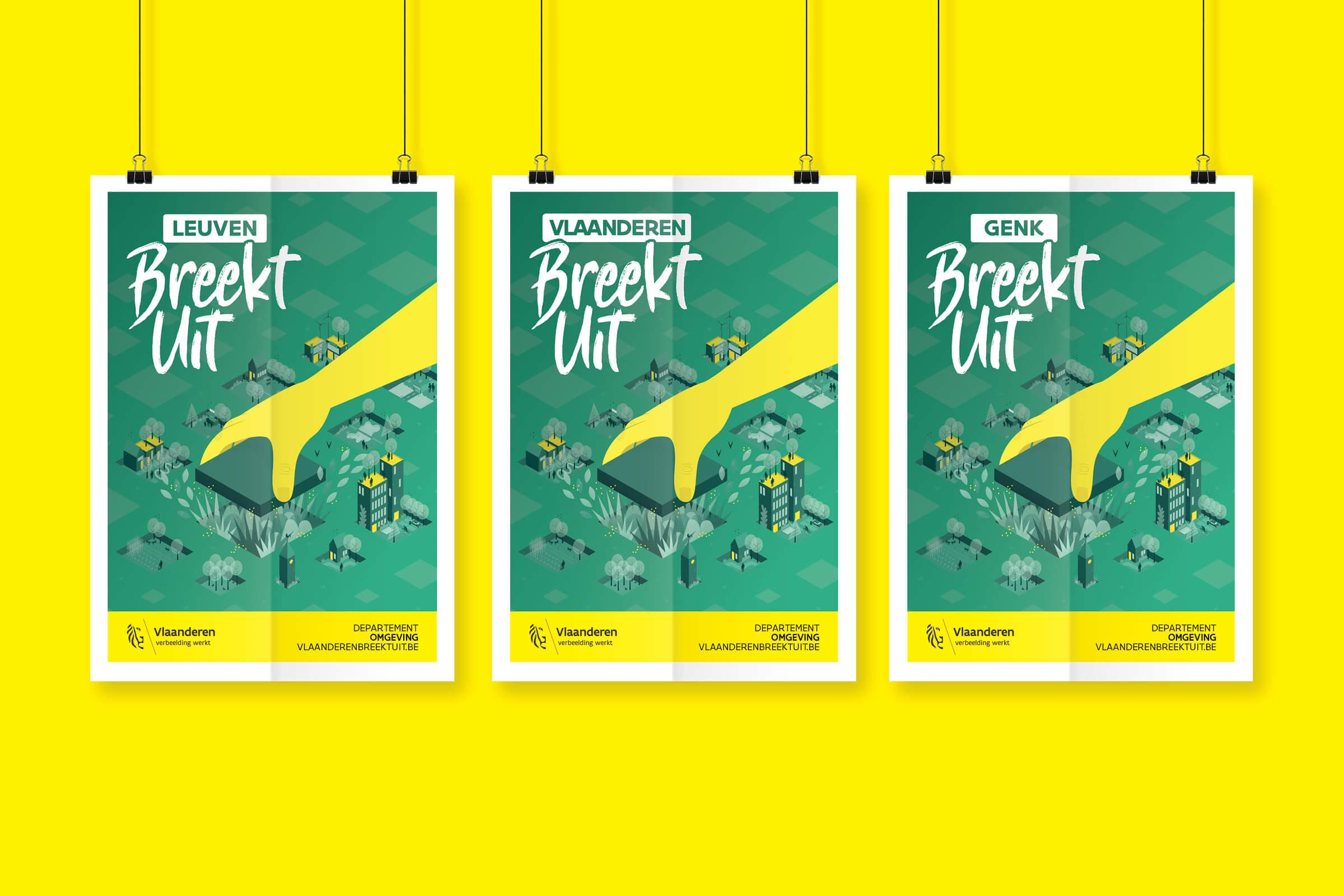 Campagnebeeld voor Vlaanderen Breekt Uit