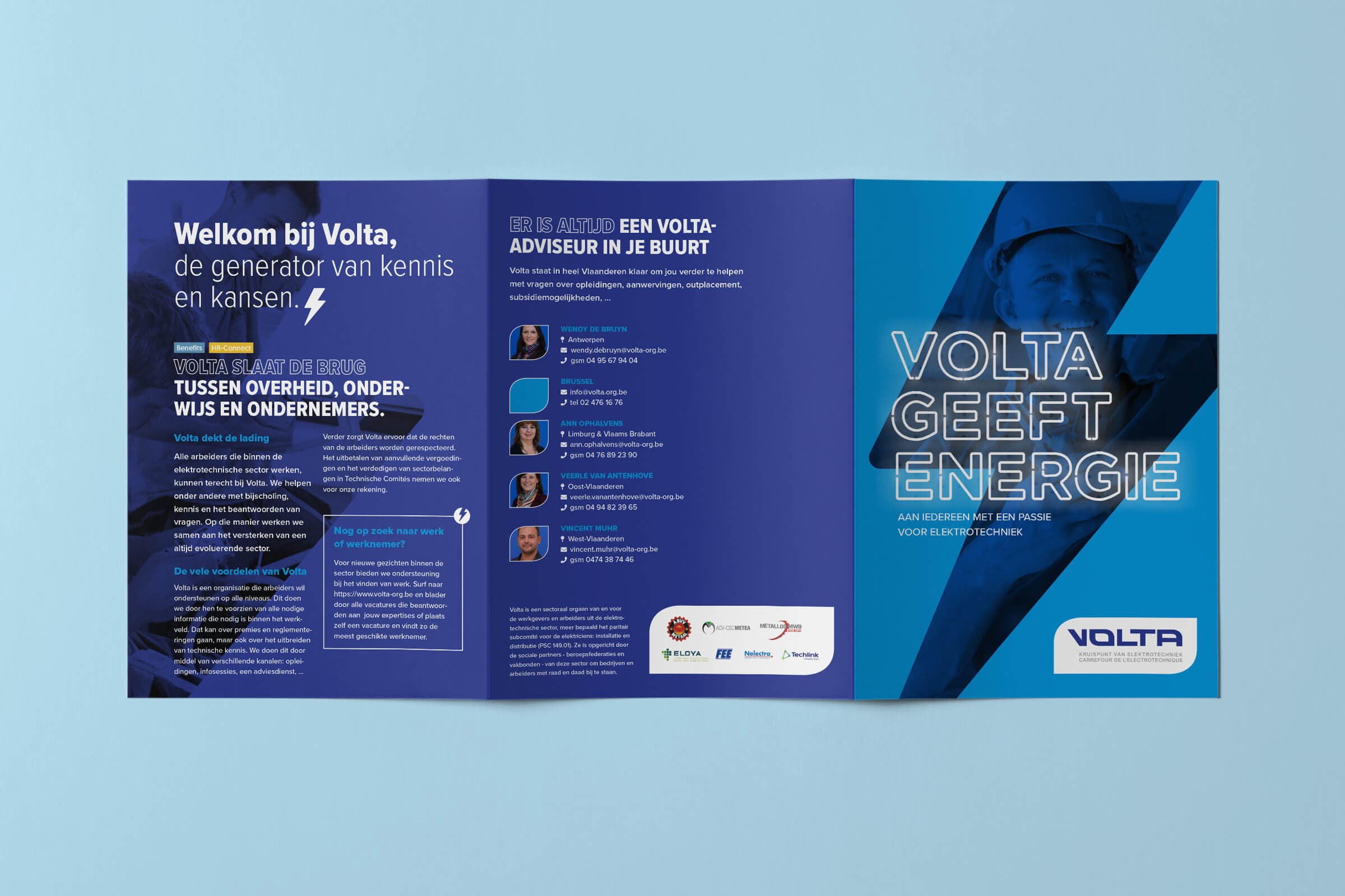 Corporate brochure voor Volta