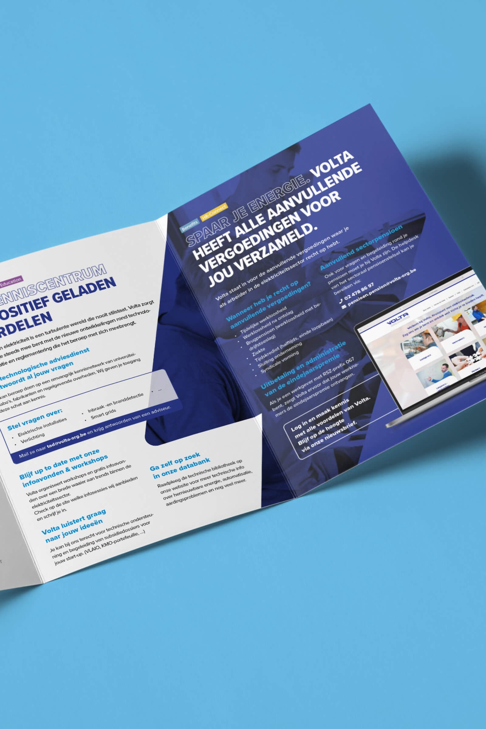 Corporate brochure voor Volta