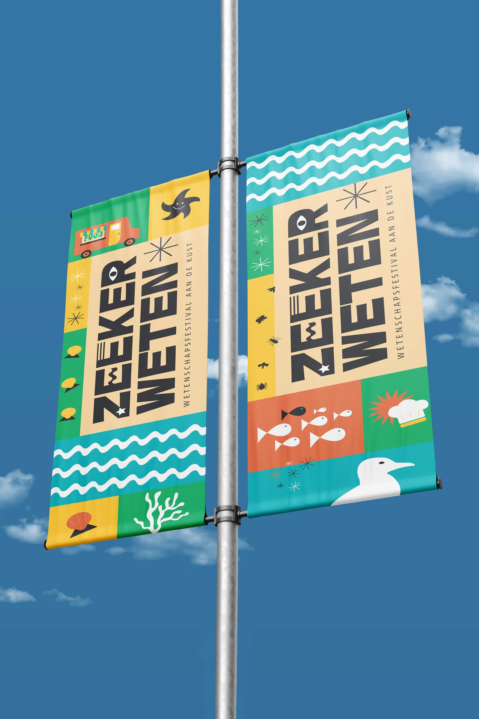 Vlaggen voor Zekerweten van Vliz