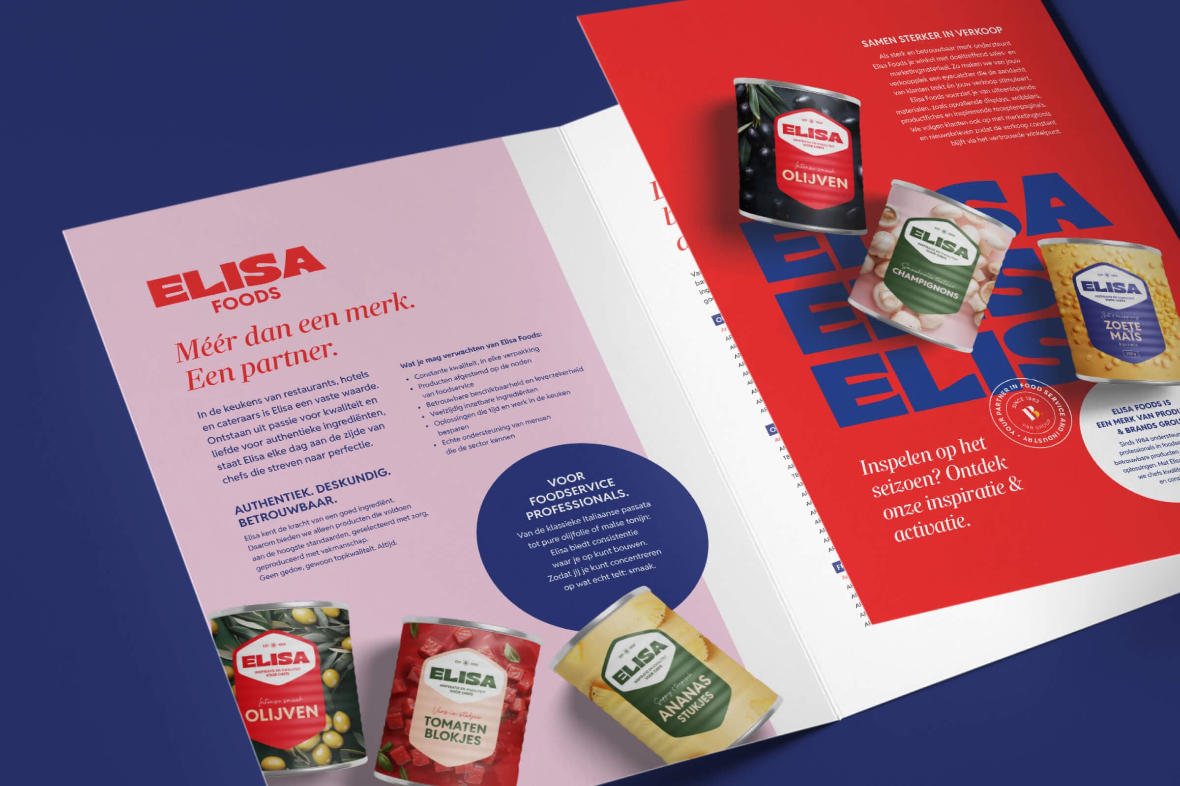 Productbrochure voor Elisa Foods