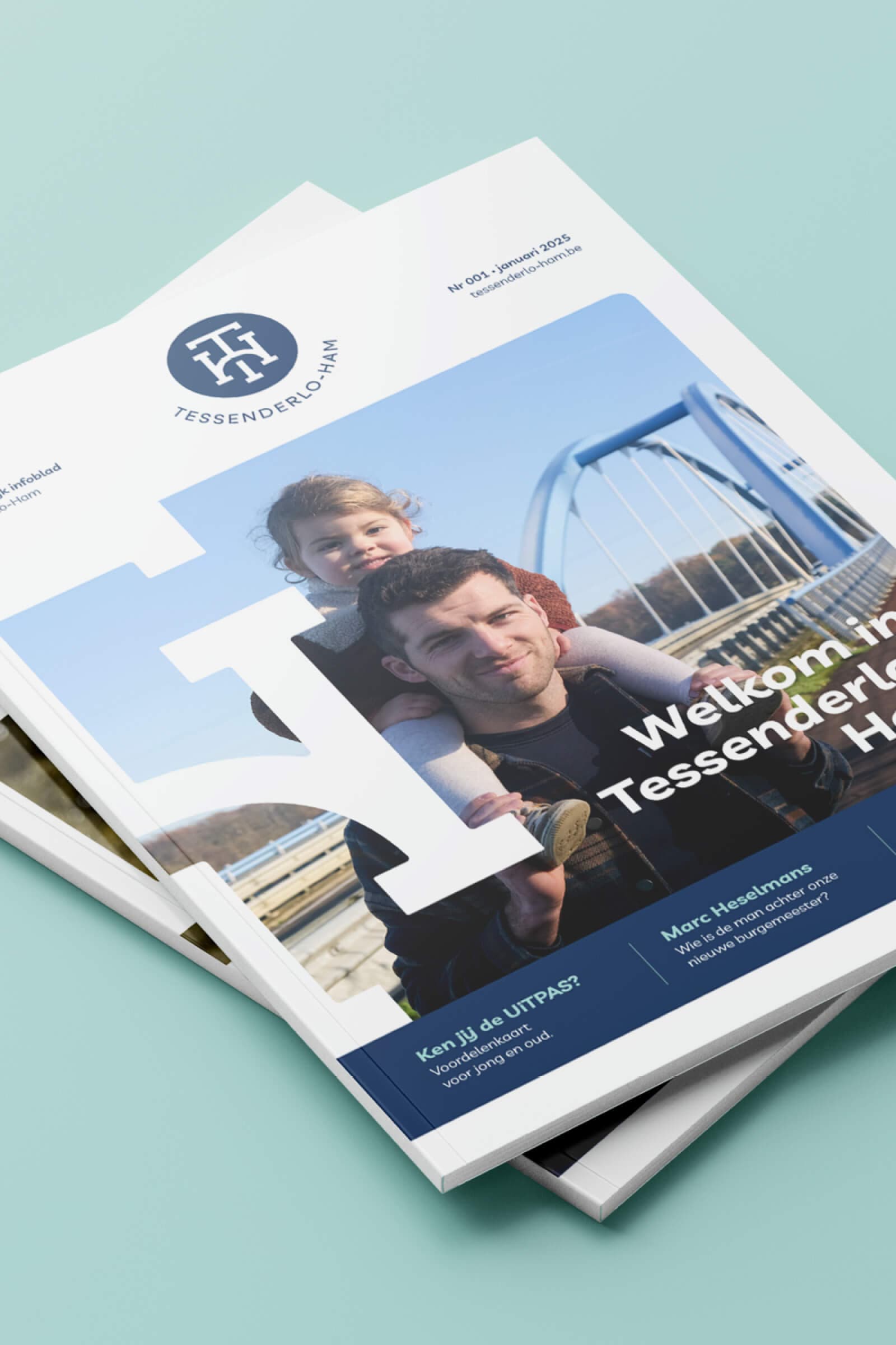 Cover van het gemeentelijk infoblad voor Tessenderlo-Ham