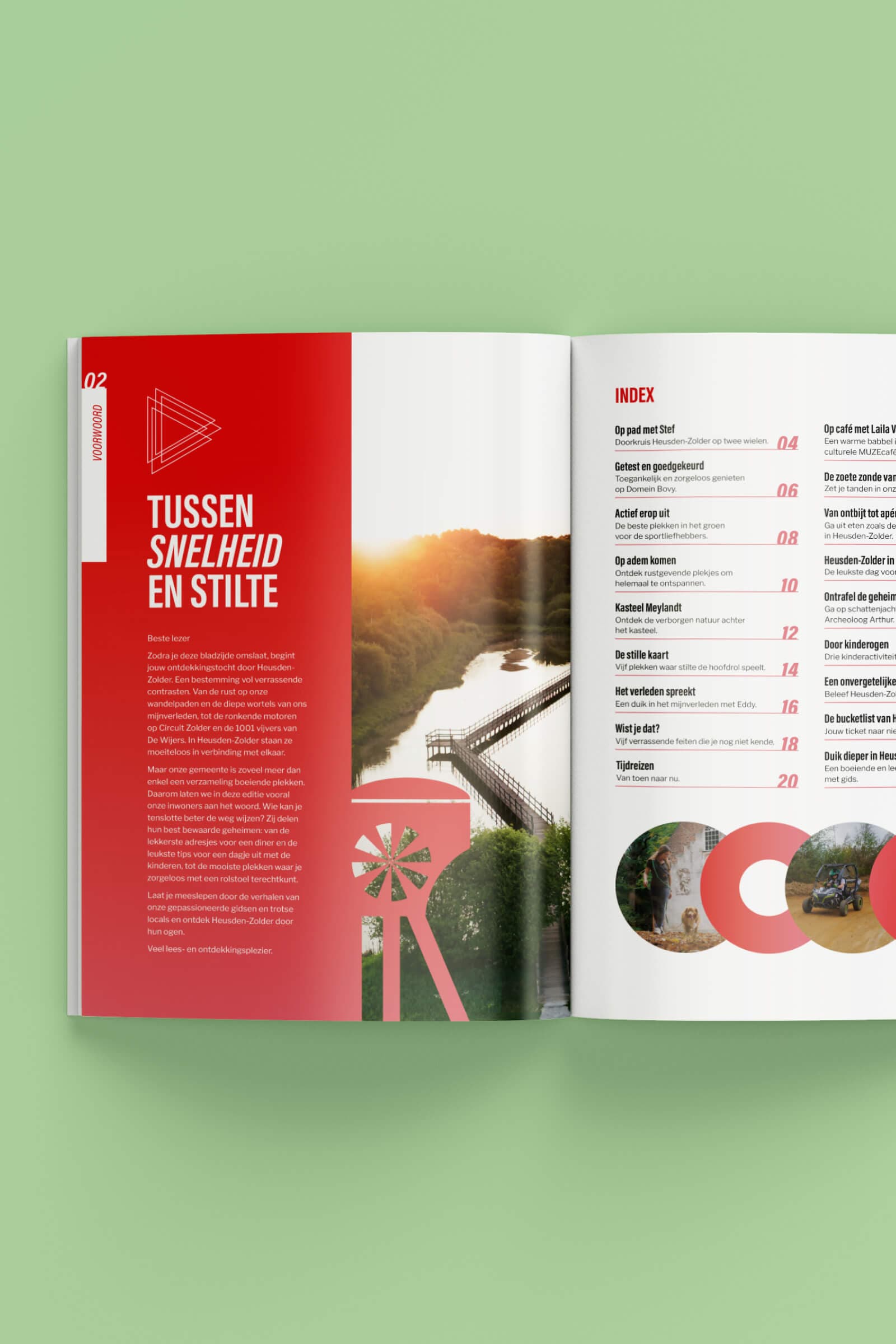 Detail uit toeristische brochure van Visit Heusden-Zolder