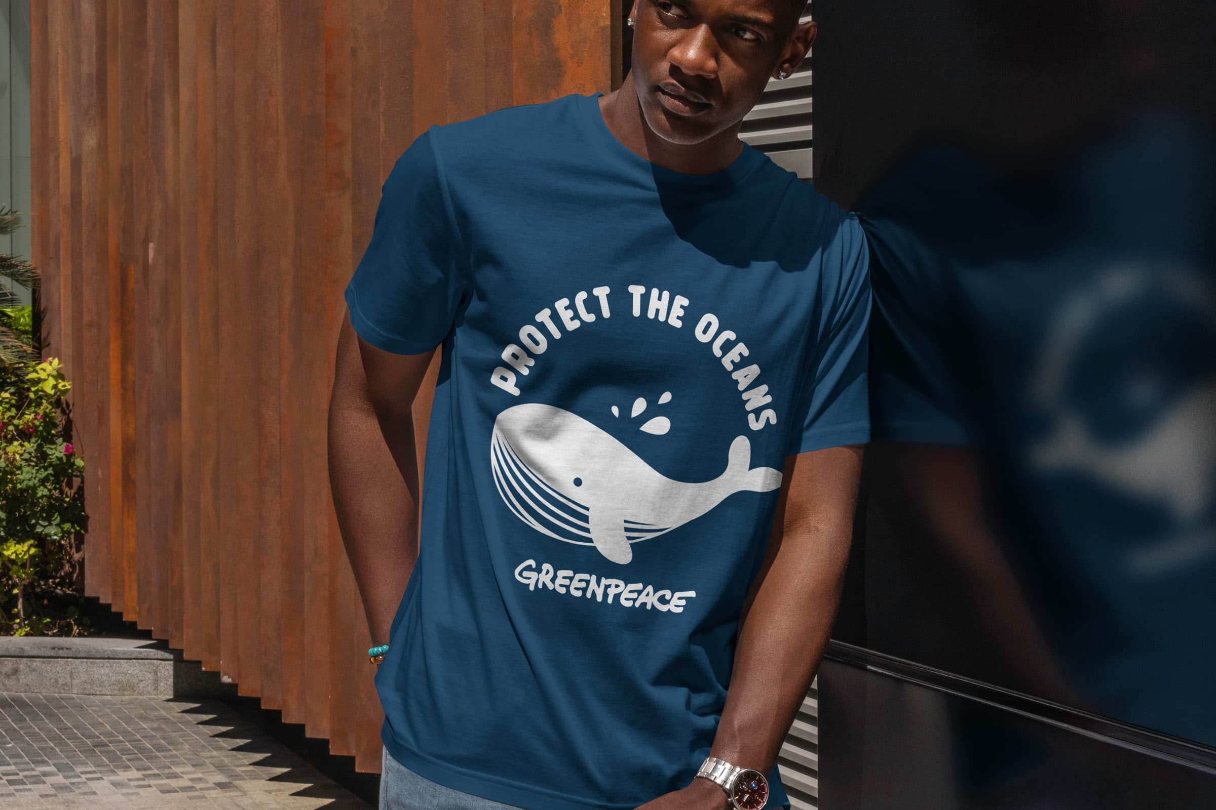 T-shirt van Greenpeace