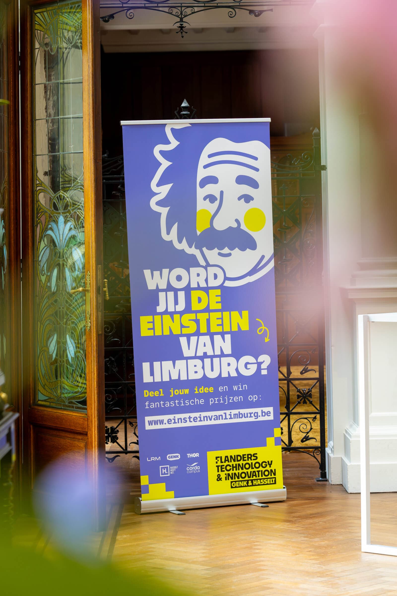 Rollup banner voor Einstein van Limburg