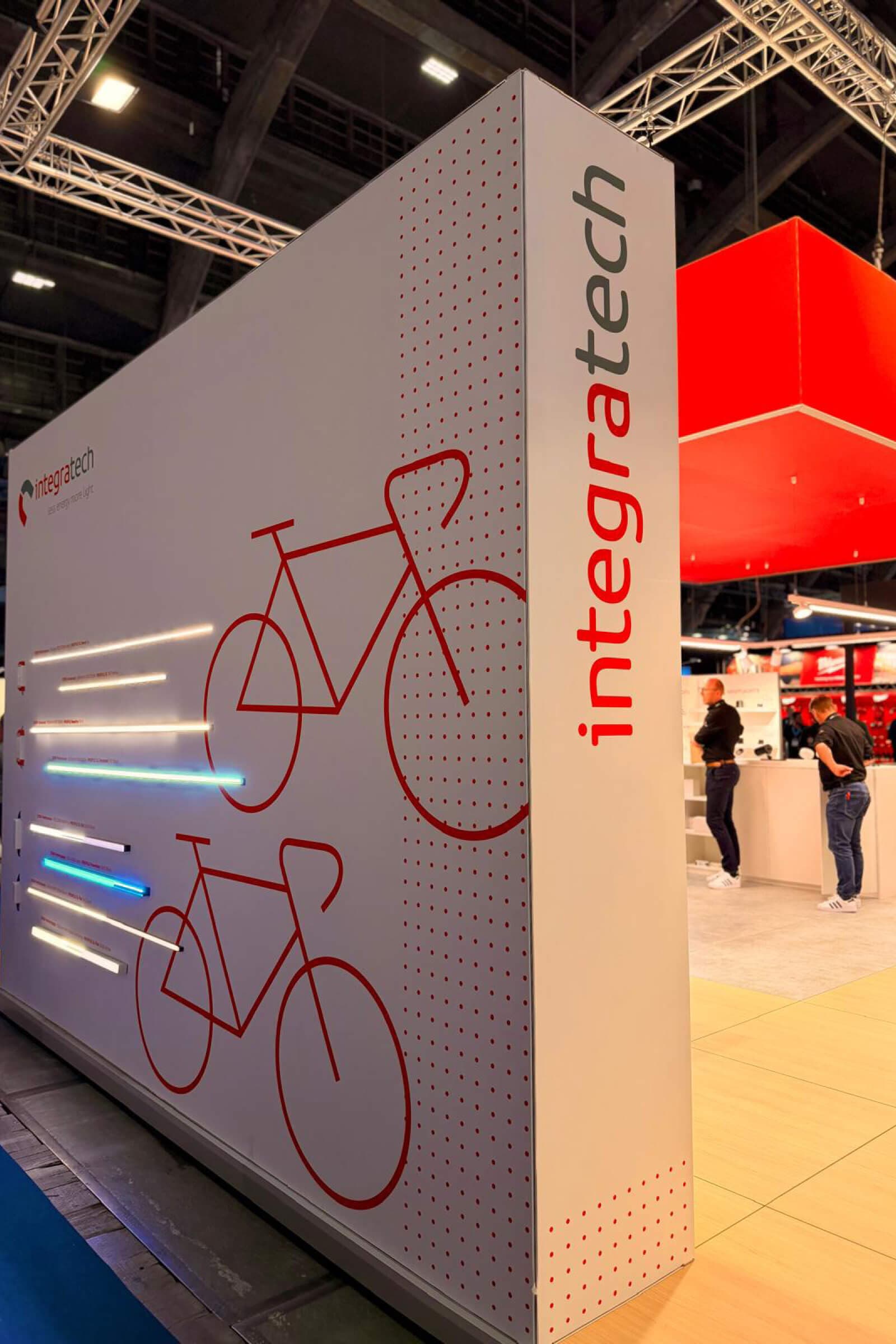 Beursstand Cebeo met activatie voor Integratech