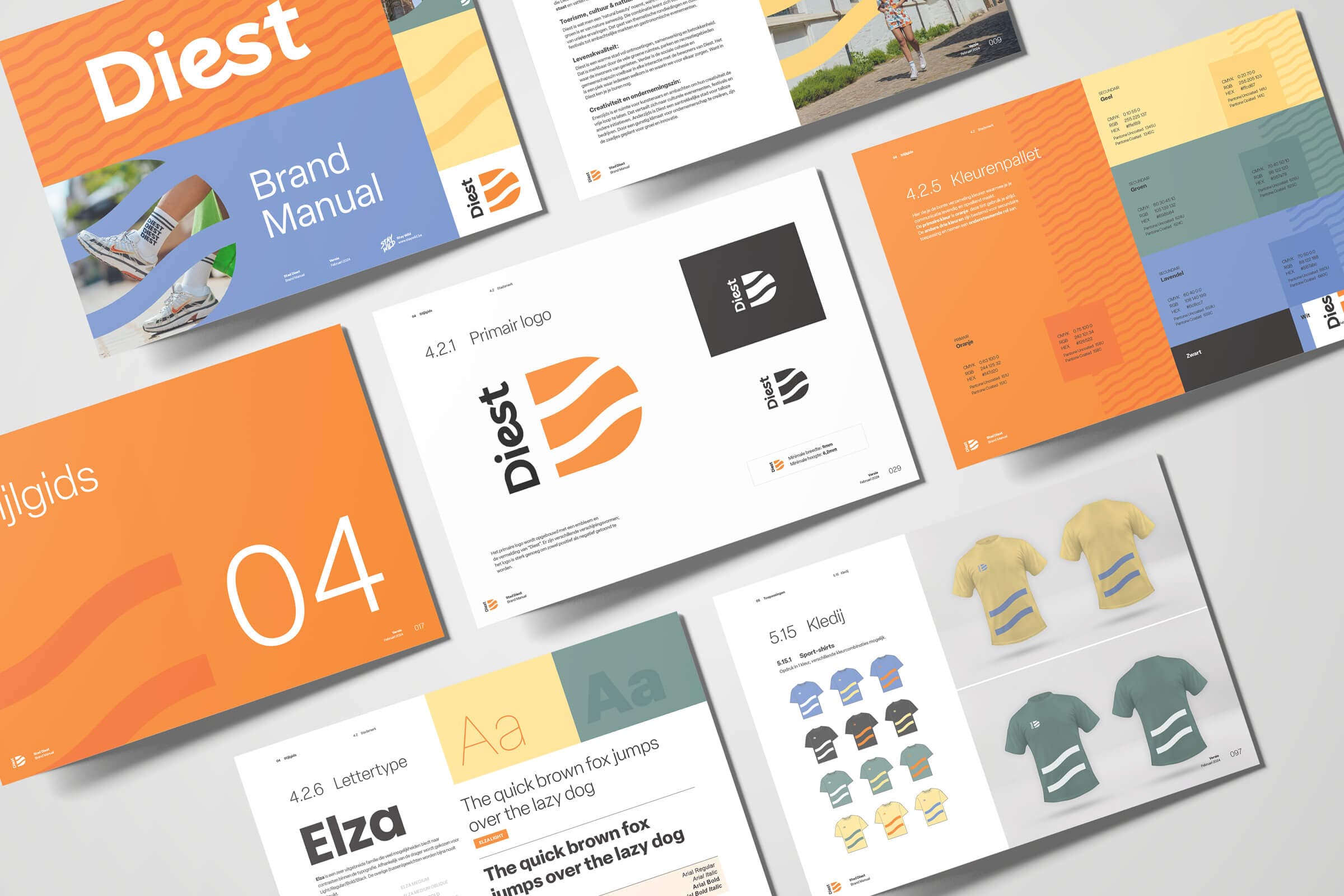Volledige huisstijlgids voor de branding van Stad Diest