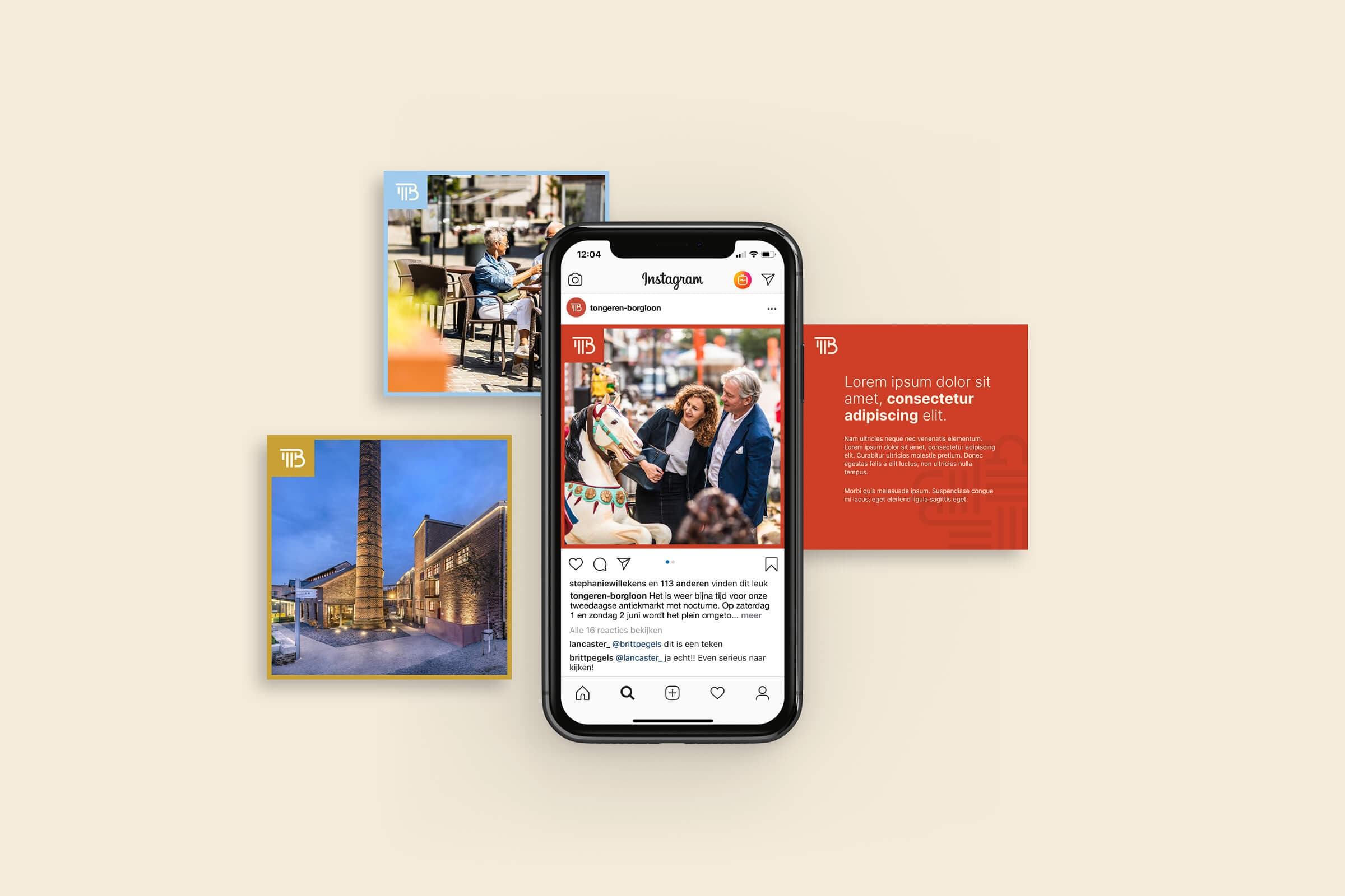 Template voor social posts van Tongeren-Borgloon
